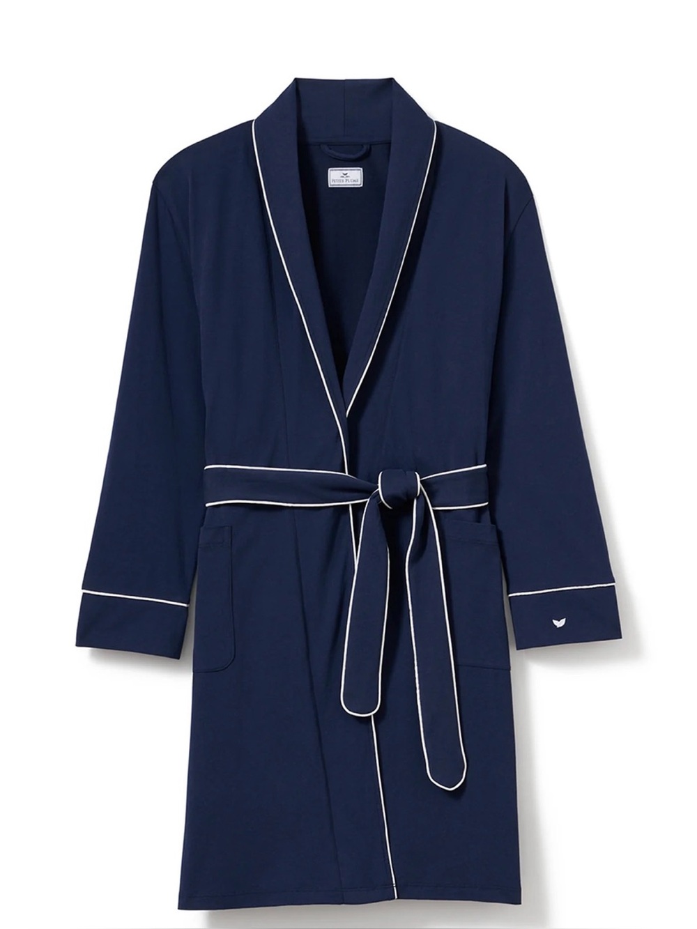 Women's Pima Robe in Navy Size Small